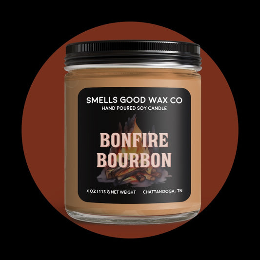 Bonfire Bourbon 4 Oz Soy Candle